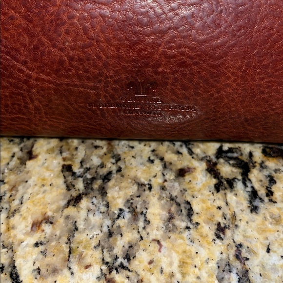 EUC Authentic Vintage 1975 Dooney&Bourke Florentine Vacchetta Handbag and Pouch - Picture 6 of 9